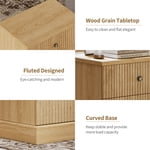 Sleek Modern Bedside Table – Compact Nightstand with Minimalist Storage, Basic Bedroom Cabinet, Small End Table for Limited Spaces