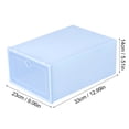 thumbnail image 1 of Organisateur de Chaussures Pliable Transparent Empilable Rangement pour Textile de Maison Garde-Robe, 1 of 1