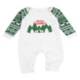 thumbnail image 2 of Family Matching Clothes Christmas Sleepwear  Tree Print Tops Trousers Baby Romper Pajamas Set, 2 of 6