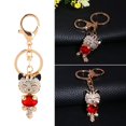 thumbnail image 3 of Keychain, Pendant Purse Bag Key Chain Key Holder 3D Rhinestone  Keyring Cute Key  Bracelet Keychain Gift For Kids Girls, 3 of 5
