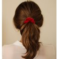 thumbnail image 3 of MDSTYLE 2 Pcs Chouchous pour Cheveux pour Femmes et Filles - Coton Doux - Élastiques Sans Dommages pour Cheveux Épais, Queues de Cheval - Bandes pour Cheveux, Attache-Queue de Cheval (Rouge), 3 of 7