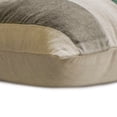 thumbnail image 2 of Pillow Covers, Emerald Green 22"x22" (55x55 cm) Pillow Covers, Velvet Patchwork Throw Pillows For Sofa, Striped Pattern Modern Style - Velvet Band Emerald, 2 of 4