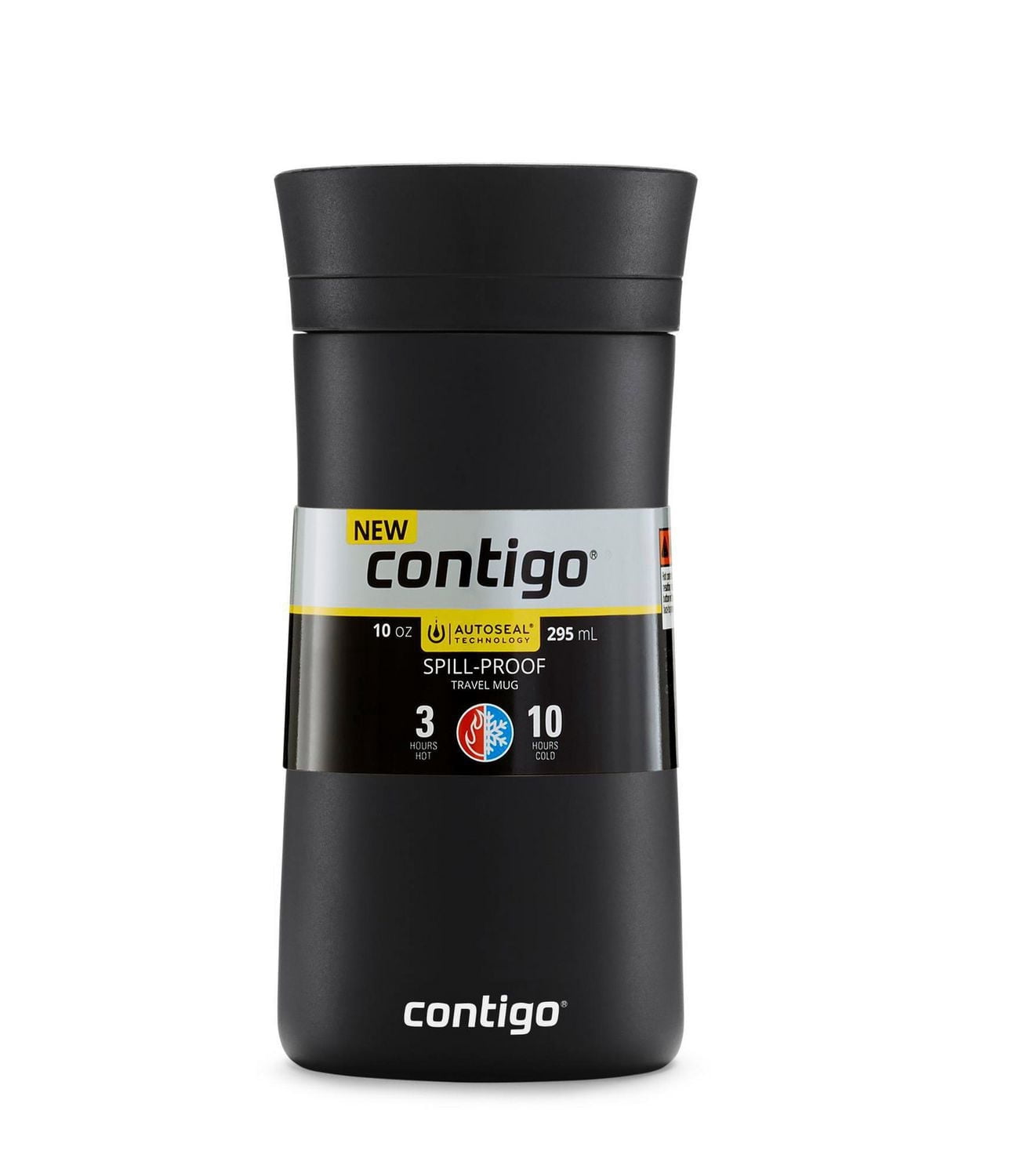 Contigo Pinnacle Stainless Steel Travel Mug with AUTOSEAL Lid, Matte Black