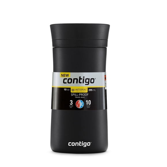 Contigo Pinnacle Stainless Steel Travel Mug with AUTOSEAL Lid, Matte Black