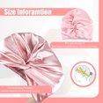 thumbnail image 3 of maskred Ample Space Satin Bonnet Comfortable And Exquisite Craft For Hair Care Large Blue 1Set, 3 of 6