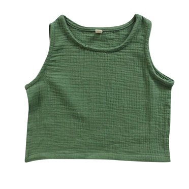 Ketyyh-chn99 Hauts pour Adolescentes en Coton T-shirt Manches Courtes Bébé Tout-Petit Little Enfants Garçons Filles Unisexe Vert, 5-6 Ans