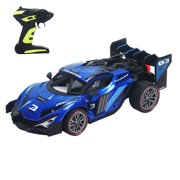 EGNMCR Car Model 2.4G Alloy Remote Control Car For Kids High Speed Race Drift RC Cars Toy With LED Spray Adju-stable Speed Kids Outdoor Toys For Boys Girls Gift RC Vehicle for Kids