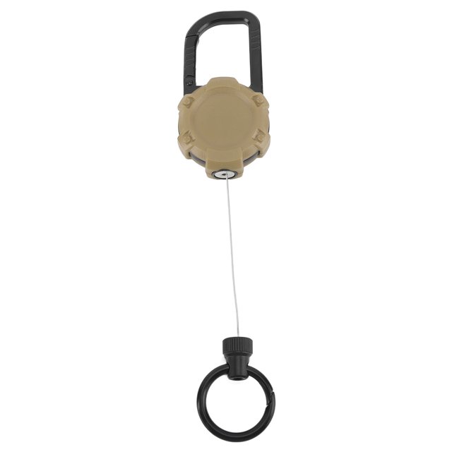 Clé Rétractable, Lanière Porte-Clés Rétractable, Porte-Clés Rétractable Fil en Acier Inoxydable Boucle à Tirage Facile Mousqueton Porte-Clés