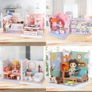 Viflosae Pretend Play Sets for Preschoolers Play Kitchen Toys Shower, Kitchen, House, Castle, Boys, Girls, Children, Assembled Toys Birthday Gifts for Girls