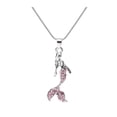 thumbnail image 1 of Collier Pendentif Sirène Mer Océan Bijoux Collier Bijoux Cadeau Amour, 1 of 8