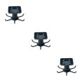 thumbnail image 2 of Maytalsory 1/2/3/5 Kitchen Hanger Self-adhesive Replacement Solid Color Punch-free 360 Degree Rotatable 6 Claw Detachable Mug Brush Rack Blue 3PCS, 2 of 6