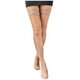 thumbnail image 1 of Penkiiy Bas Résille pour Femmes Bas Longueur Genou Bas Bas en Dentelle Bas Aguichant pour Femmes Bas Hauts Collants Kaki, 1 of 5