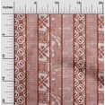 thumbnail image 2 of oneOone Velvet Brown Fabric Block Print Sewing Material Print Fabric By The Yard 58 Inch Wide, 2 of 4