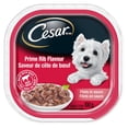 thumbnail image 1 of Cesar Filets in Sauce Prime Rib Flavour Soft Wet Dog Food, 1 of 4
