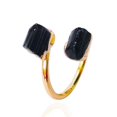 thumbnail image 1 of MesaSe Natural Black Tourmaline Crystal Stone Finger Ring For Party Wedding Jewelry, 1 of 8