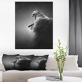 thumbnail image 1 of Design Art - Lion Exposant des Dents, 1 of 4