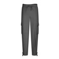 thumbnail image 3 of FAIWAD Men's Linen Capri Pants Elastic Waist Lightweight Straight Pants Loose Drawstring Casual Trousers, 3 of 5