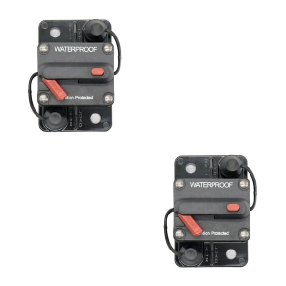 Dalazy Durable 250A RV Car Circuit Breaker with Manual Reset 12V/32V Ensures Safety Type 1 2Set
