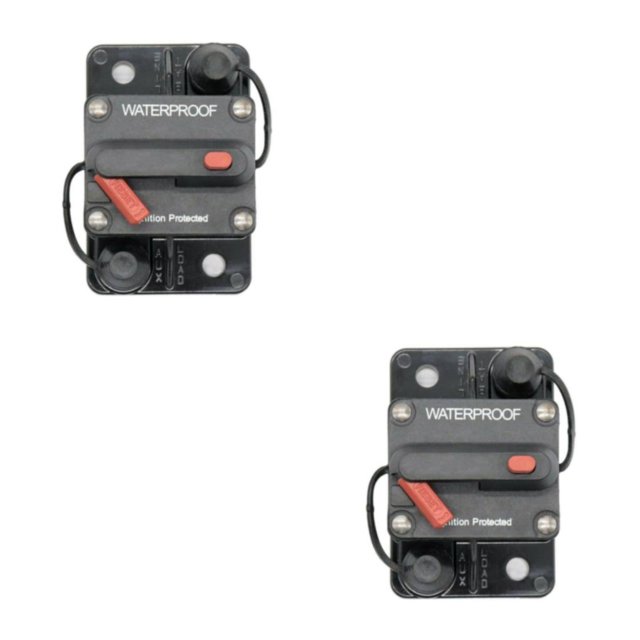 Dalazy Durable 250A RV Car Circuit Breaker with Manual Reset 12V/32V Ensures Safety Type 1 2Set