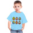 thumbnail image 2 of MeetoTime Garçons Filles T-Shirts de Pâques Imprimés à Manches Courtes Col Ras du Cou Décontractés Amples Vêtements pour Enfants, 2 of 4