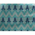 thumbnail image 4 of oneOone Georgette Viscose Tissu Chevron & Tourbillon Ikat Tissu Imprimé BTY 42 Pouces de Large, 4 of 4