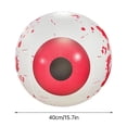 thumbnail image 3 of Halloween Inflatable Eyeball Decoration for Indoor and Outdoor Party, Large 15.7 Inch Spooky Prop for Garden, Yard, or Home, Easy to Set Up and Store, PVC Material, 3 of 7