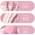 thumbnail image 4 of D-328 Pink Circular Leg Clamps Massager Single Row For Muscle Relaxation Therapy #Wj1W9, 4 of 7