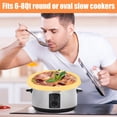 thumbnail image 2 of Generic 6-8 Quart Reusable Leakproof Silicone Slow Cooker Divider Liner, 2 of 8