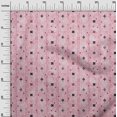 thumbnail image 2 of oneOone Cotton Poplin Twill Light Pink Fabric Mandala Texture Craft Projects Decor Fabric Printed By The Yard 56 Inch Wide, 2 of 4