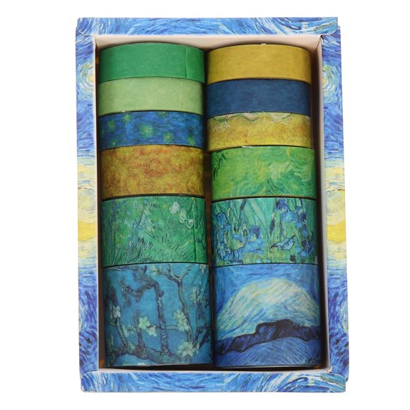 12 Rolls Colorful Notebook Tapes DIY Scrapbook Tape Scrapbook Supplies DIY Adhesive Decals