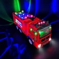 thumbnail image 2 of Luminous Fire Truck Toys For Kids With Light Sound, Childrens Gift, Beautiful 3D Effects, 2 of 8