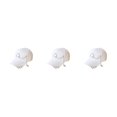 thumbnail image 1 of Thinsony Hip Hop Baseball Cap With Ring Decor For Stylish Look Cotton Ring Baseball Hat Fits All Head Shape Comfortable Ring White 3Set, 1 of 6