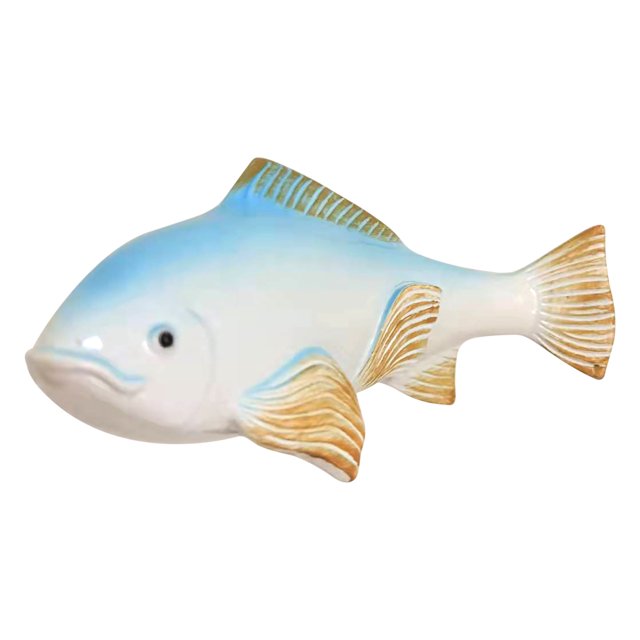 Ceramic Koi Carp Set Garden Carp Resin Decorative Courtyard