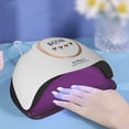 thumbnail image 4 of Dvkptbk Nail Lamp Quick Nail Dryer with 4 Timer Settings Lcd Display LED Gel Nail Lamp with Portable Handle Nail Art Curing Lamp for Manicure and Pedicure Home Appliances, 4 of 9