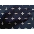 thumbnail image 4 of oneOone Cotton Poplin Fabric Plus Sign Kasuri Printed Craft Fabric BTY 56 Inch Wide, 4 of 4