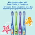 thumbnail image 3 of Brosses à dents pour enfant Colgate Ocean Explorer Extra Soft, lot de 4, 3 of 9