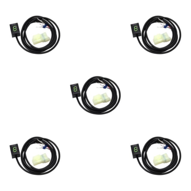 Baohd Speed Gear Motorcycle Gear Indicator Motorcycle Gear Gear Indicator Display green 5Set