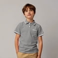 thumbnail image 2 of Polos pour Garçons Polo Uni pour Garçons Chandails de Rugby Enfants Chandails à Manches Courtes 5-6 Ans, 2 of 4
