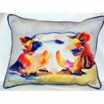 thumbnail image 1 of Betsy Drake ZP157 Hippo Coussin Décoratif Intérieur & Extérieur - 20 x 24 Po., 1 of 4