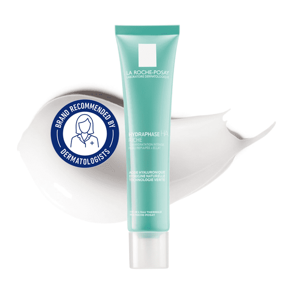 La Roche-Posay Crème pour le Visage Riche en Hydraphase HA, Hydratant à l'Acide Hyaluronique pour Peau Sèche, 40 ml