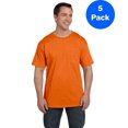 thumbnail image 1 of Hanes Men's Beefy-T with Pocket - 5190P (Pack Of 5), 1 of 1