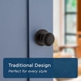 thumbnail image 3 of Troy Matte Front Door Knob with Lock and Key Exterior/Interior Door Handles with Lock Keyed Entry Door Knobs for Front Door Bedroom Bathroom & Office Traditional Home Décor, 3 of 8