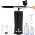 thumbnail image 1 of Binwennn Air Compressor Accessories Kit Air Hose Nozzle Tire Inflator Nozzle Kit Rechargeable Cordless Compressor Auto Handheld Set Portable Wireless Air Brush For Barber Cake Makeup, 1 of 7