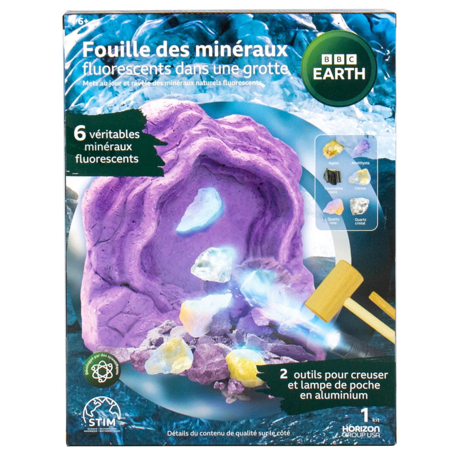 BBC Earth Glowing Cave Mineral Dig