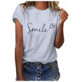 thumbnail image 1 of Mode de Printemps Femmes Décontracté sous Sarrau Femmes Chandails à Manches Longues Imprimé Floral T-Shirts à Manches Courtes Superposition pour Femmes T-Shirt à Manches Longues Blouse Haut, 1 of 6