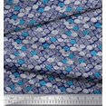 thumbnail image 3 of Soimoi Modal Satin Fabric Tribal African Printed Craft Fabric by The Yard 42 Inch Wide, 3 of 3