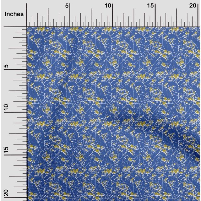 oneOone Viscose Chiffon Fabric Floral Texture Decor Fabric Printed BTY 42 Inch Wide