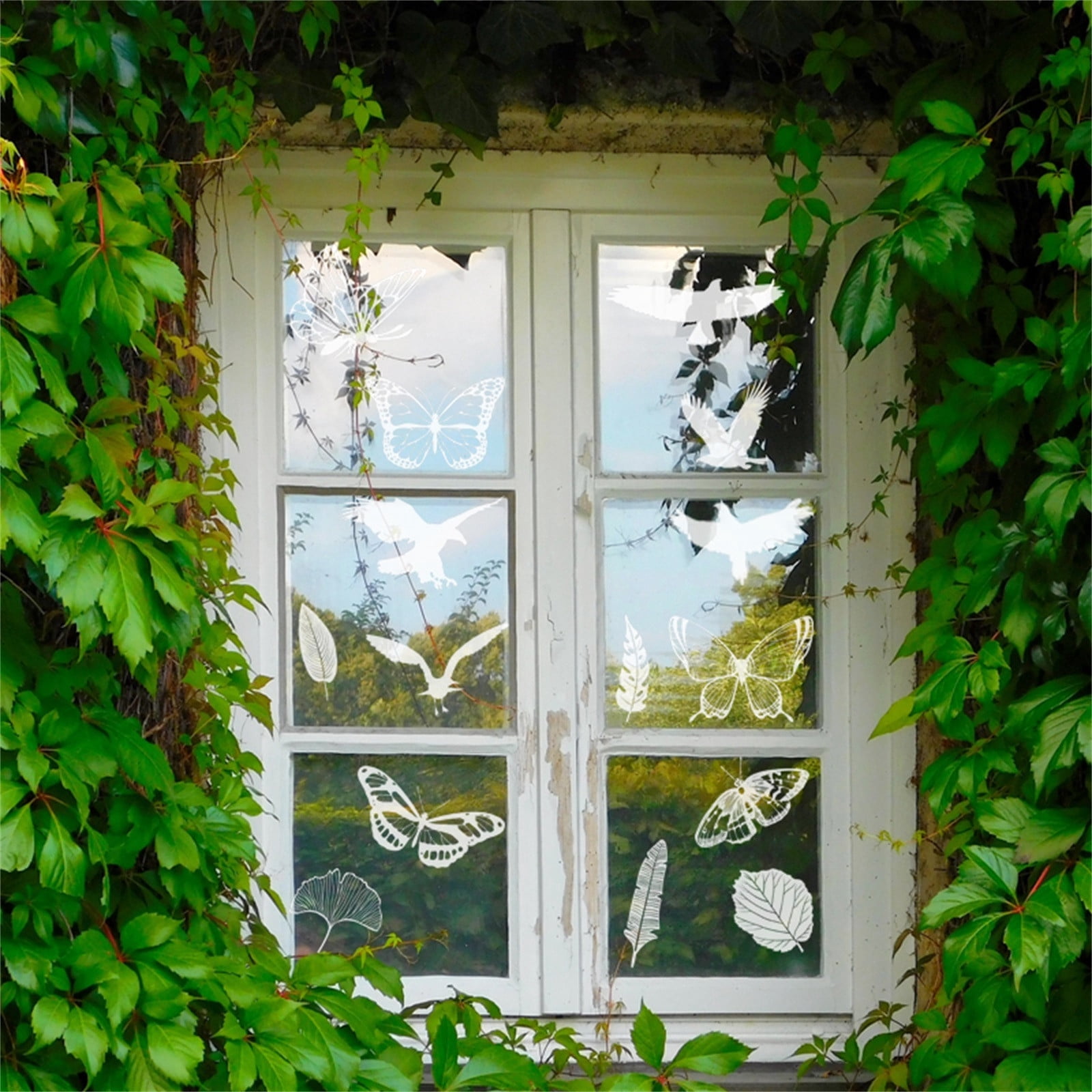 Leutsin Hummingbird Window Clings Anti-Collision Window Clings Decals ...