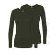 thumbnail image 1 of Adar sous-Couches pour Femmes, Lot de 2 - T-Shirt de sous-Couche à Manches Longues Confortable, 1 of 7