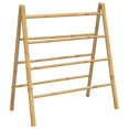 thumbnail image 5 of vidaXL Double Towel Ladder with 4 Rungs 90x50x100 cm Bamboo, 5 of 5
